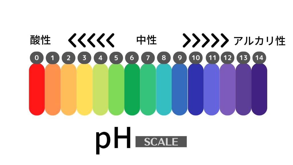 「温泉水99」と「財宝」比較③｜pH値